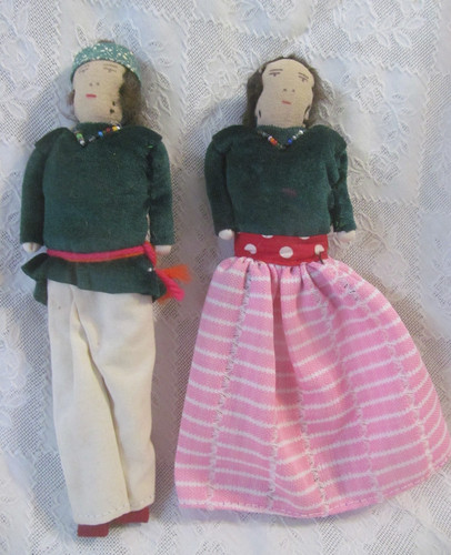 Coppia bambole vintage - coppia,