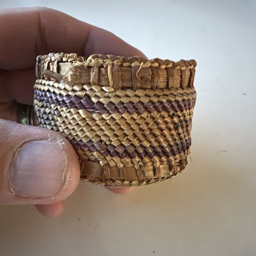 Cestino vintage makah nootka - cestino,