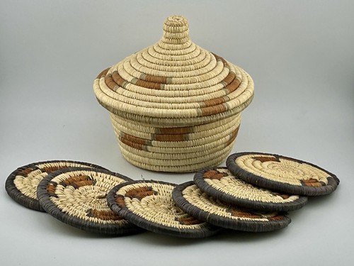 Cesto spirale vintage anni - cesto,